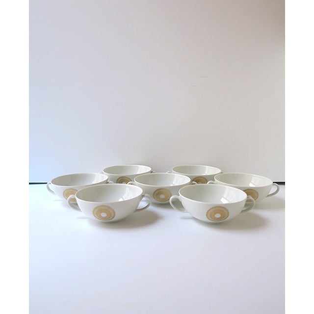 White Jean Luce Porcelain Bowl, Designer Midcentury Modern, French German, 7 Available For Sale - Image 8 of 15