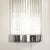 Pair of Art Deco Style Glass Rod Sconces in Chrome Fittings For Sale - Image 15 of 15