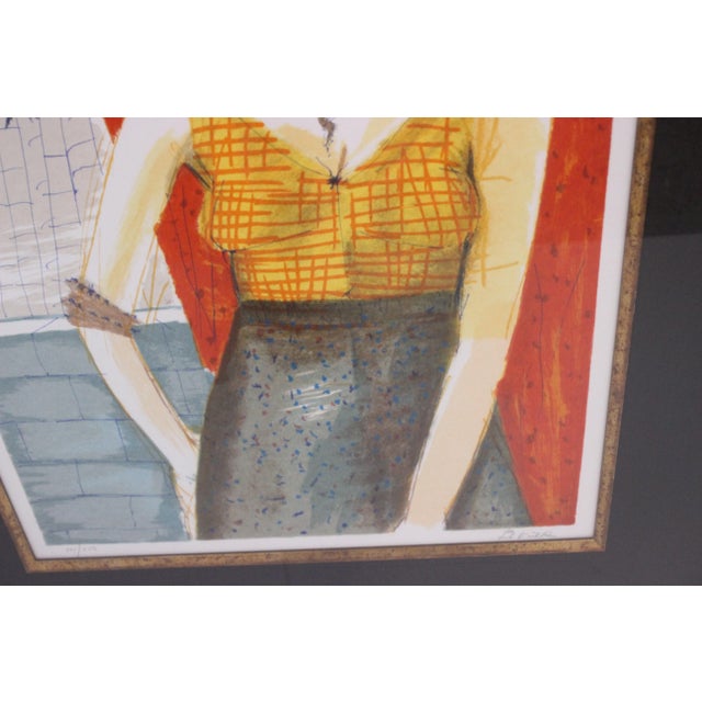 "Jeune Fille of Paris" Charles Levier French Lithograph For Sale In Miami - Image 6 of 12