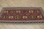 Mid-Century Modern 1970s Scandinavian Style Geometric Design Red Handmade Oushak Kilim Runner Rug For Sale - Image 3 of 12