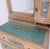 Victorian Hand Painted Dresser Mirror King Bed Headboard Chair Footstool Drawers For Sale - Image 6 of 18