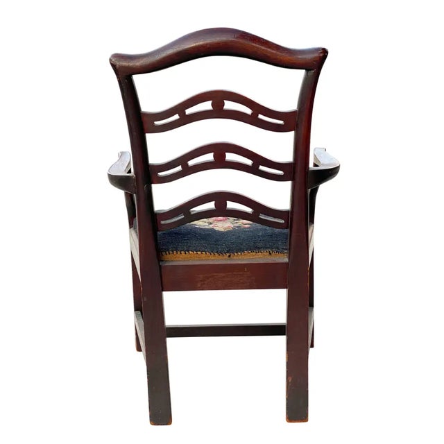 English George III Mahogany Childs Armchair For Sale - Image 3 of 8