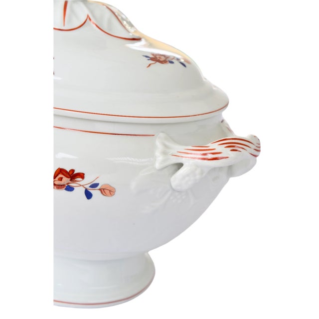 Traditional 1970s Mottahedeh Vista Alegre "Amor'e Peony" Tureen For Sale - Image 3 of 11