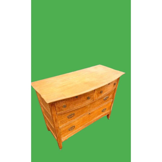 Solid Oak American dresser on caster’s a rare find in a beautiful aged patina finish, a timeless design that would look...