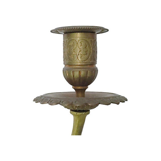 Pair Antique Louis XVI-Style Candle Sconces For Sale In Atlanta - Image 6 of 7