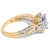 Elegant and timeless, this 10K yellow gold diamond engagement ring features 1.07 carat total weight of diamonds with a...