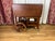 Wood Early 20th-Century Mahogany Serving Trolley With Drop-Leaf Top and Glass Tray For Sale - Image 7 of 11