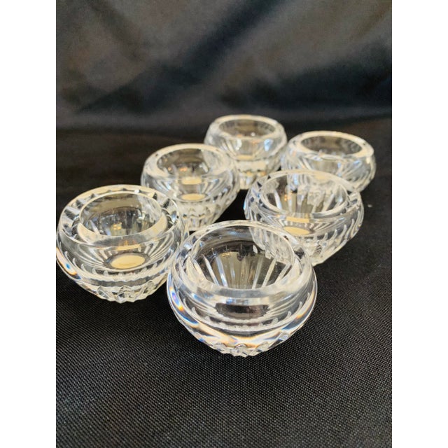 Traditional Early 20th Century Wedgwood Irish Crystal Salt Cellars - Set of 6 For Sale - Image 3 of 12
