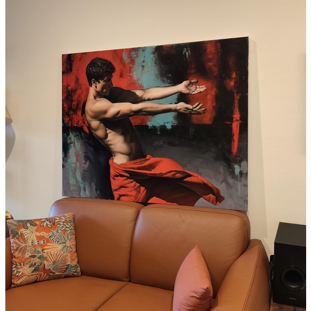 Filippo Manfroni, I'll Be There 2, Oil on Canvas For Sale - Image 8 of 12