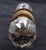 Vintage Faceted Glass Brass Passage Door Knob Set For Sale - Image 6 of 8