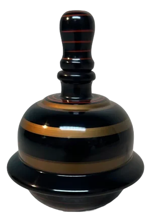 Japanese Wooden Narikoma Top Singing Spinning Top, 1970s