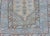 Textile Hand Knotted Oushak Rug From Turkey With All Over Design in Blues and Cream For Sale - Image 7 of 11