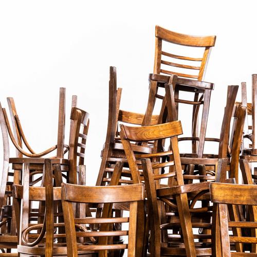 Ladderback Bentwood Dining Chair, 1960s For Sale - Image 4 of 13