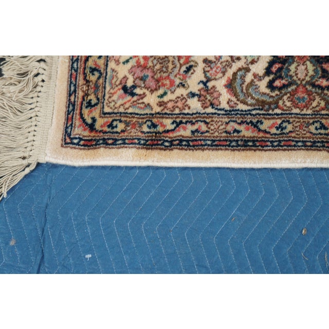 Karastan 100% Wool Oriental Palmette Animal 738 Area Rug Carpet Mat 9' X 6'' For Sale - Image 6 of 15