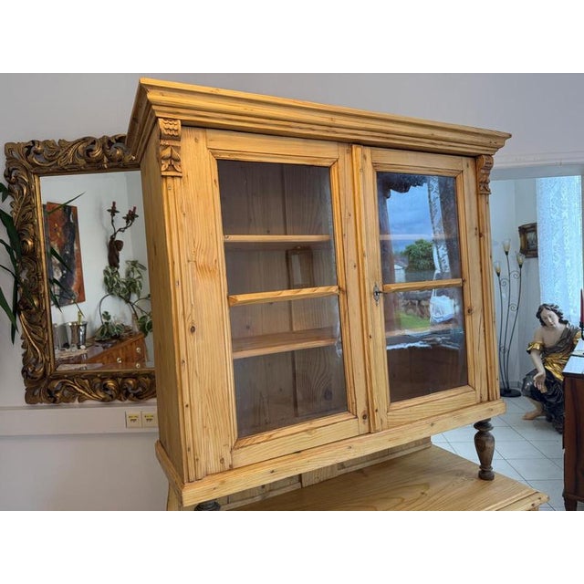 Gründerzeit Kitchen Sideboard in Softwood For Sale - Image 15 of 16