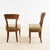 Neoclassical Directory Chairs in Walnut, Set of 2 For Sale - Image 5 of 6
