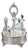 19th Century Victorian Cruet Set, Set of 5 For Sale
