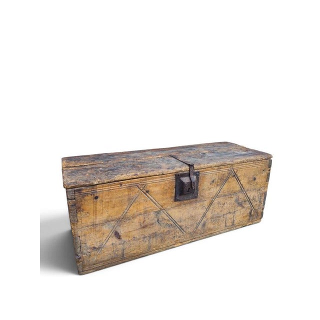Specifications This early 19th-century Italian trunk brings a sense of history and rustic charm to any space. Crafted from...