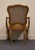 Late 20th Century High End Vintage Solid Beech Country French Provincial Cane Back Dining Arm Chair For Sale - Image 5 of 8
