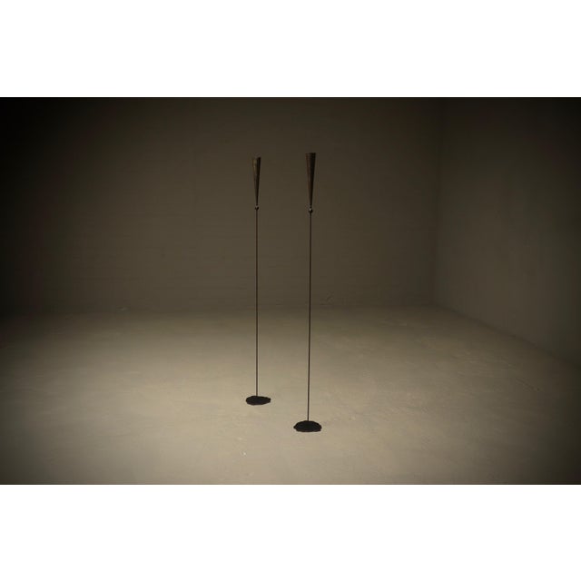 Brutalist Copper Candleholders by Pieter Spruyt, 1980s, Set of 2 For Sale - Image 9 of 9