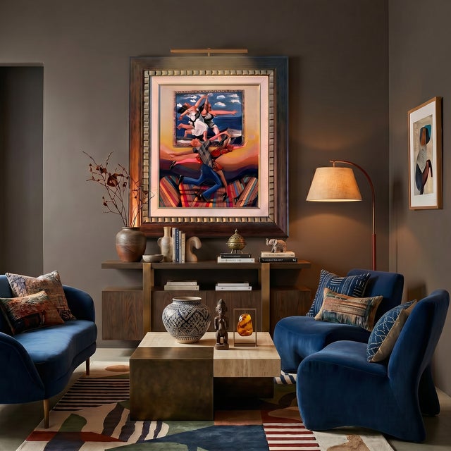 Giclee on canvas with hand embellishment and bas relief by Glynn Marcus titled Life Imitating Art (Picasso Painting). The...