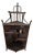 19th Century English Bamboo Corner Etarge For Sale