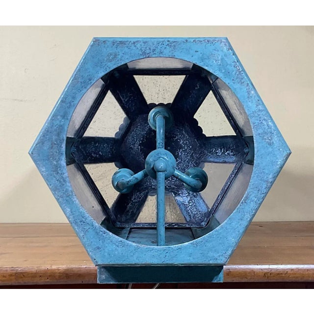 Vintage Handcrafted Solid Brass Wall Lantern For Sale - Image 10 of 13