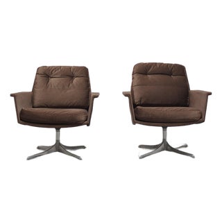 Sedia Swivel Lounge Chairs by Horst Brüning for Cor, 1972, Set of 2 For Sale