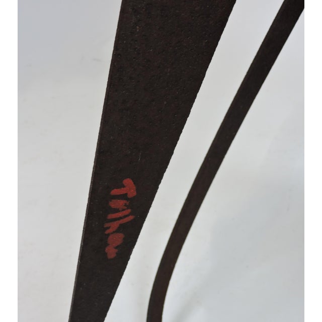 1990s Abstract Welded Steel Sculpture "Assemblage I" by David Tothero For Sale - Image 9 of 10
