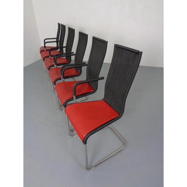 Kragstuhl D21 & B20 Cantilever Chairs by Jean Prouve & Axel Bruchhäuser for Tecta, 1980s, Germany, Set of 6 For Sale - Image 10 of 18