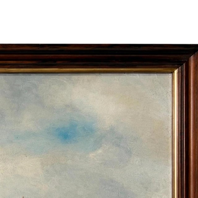 Harry J. Jansen, Steamer Bruges, 20th Century, Oil on Platex For Sale - Image 4 of 6