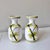 Green 1970s Italian Bamboo Pottery Vases: A Pair For Sale - Image 8 of 8