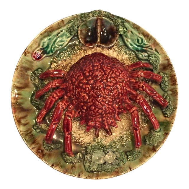 English Majolica Palissy Plate For Sale