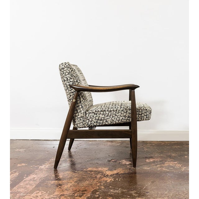 Mid-Century Modern GFM 87 Lounge Chair by Juliusz Kędziorek for GFM, Poland, 1960s For Sale - Image 6 of 14