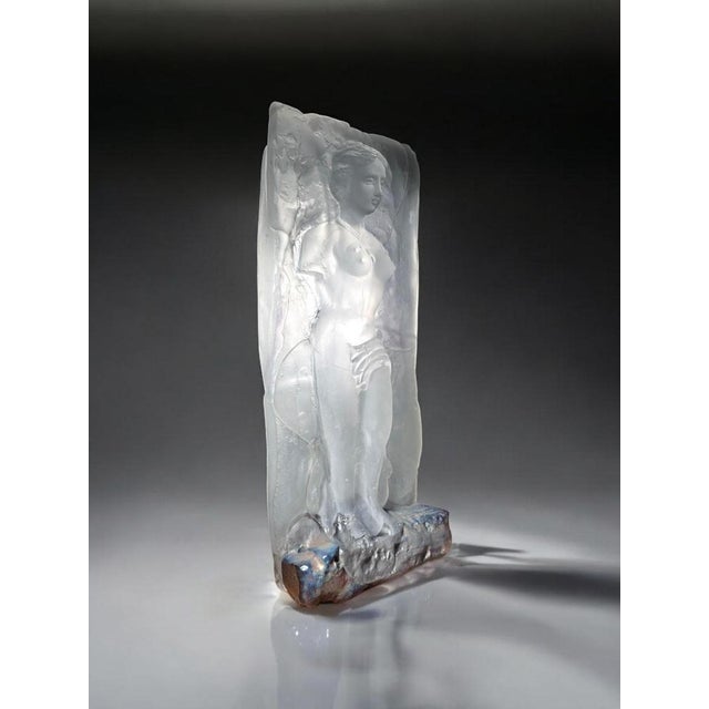 Contemporary Important Signed Glass Sculpture by Jean Claude Novaro For Sale - Image 3 of 18