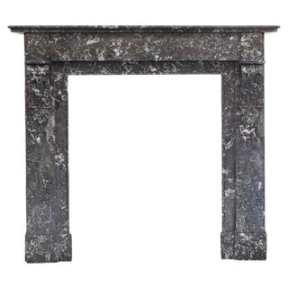 19th Century Louis Philippe Style St. Anne's Marble Fireplace Mantel For Sale