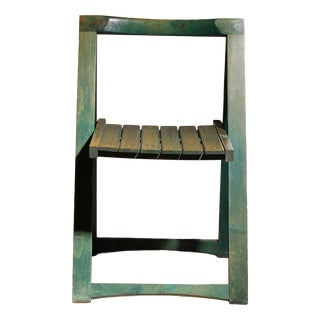 Trieste Folding Chair by Aldo Jacober for Alberto Bazzani, Italy, 1970s For Sale