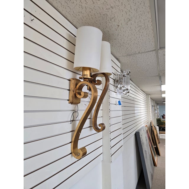 Fine Arts Furniture Co. 1990s Art Deco Fine Art Sconces - a Pair For Sale - Image 4 of 5