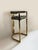 Metal Vintage Stool with Backrest For Sale - Image 7 of 11