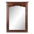 French Country Oak Trumeau Mirror 28.75"w X 41"h For Sale