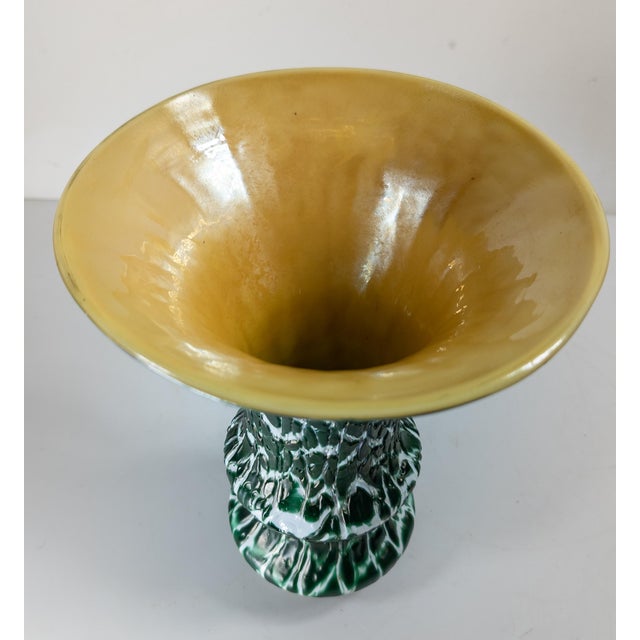 19th Century Bohemian Unusual Art Glass Lamp Base For Sale - Image 10 of 13