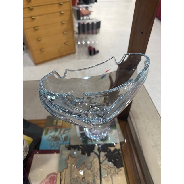 1970s Rare Timo Sarpaneva Finlandia Iittala Elongated Vase 7in For Sale - Image 4 of 8