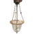 1930s Art Deco Etched Glass Bell Jar Hall Lantern Light, Circa 1930s For Sale - Image 5 of 16