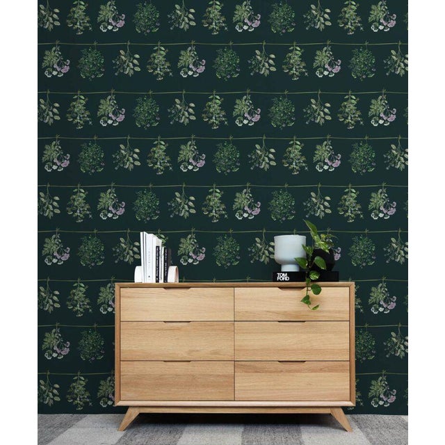 Dried Herbs Wallpaper | Chairish