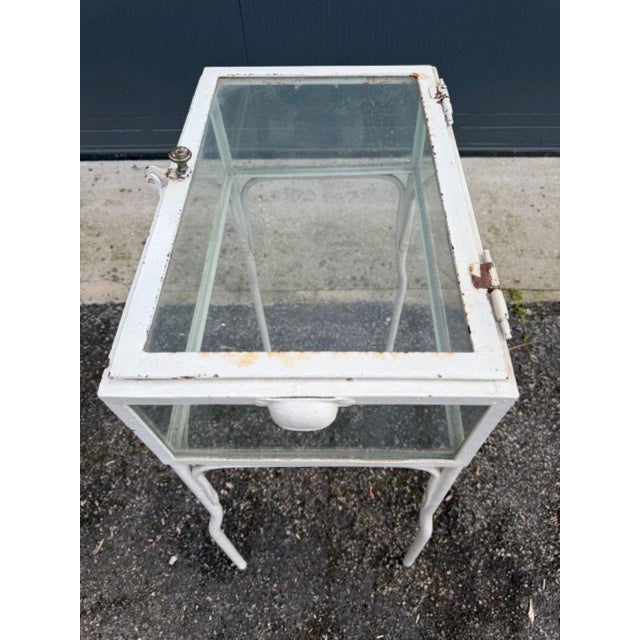 1950s Doctor's Office Display Cabinet with Notice Board, 1950s For Sale - Image 5 of 7