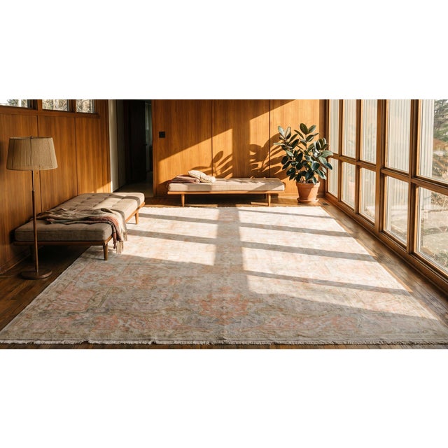 Brown Early 20th Century Turkish Cotton Kayseri Carpet ( 9' x 12'6" - 275 x 380 ) For Sale - Image 8 of 10