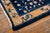 Art Deco 1920s Small Navy Scene Pictorial Vase Antique Chinese Peking Knotted Wool Rug For Sale - Image 3 of 8