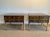 Vintage Burlwood and Brass Night Tables by Mastercraft - A Pair For Sale - Image 10 of 11