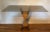 Beige Late 20th Century Vintage Ivar Zeile Custom Hour Glass Console Table For Sale - Image 8 of 8