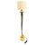 1990s Postmodern Brushed Steel Female Leg Marilyn Monroe Floor Lamp W/ Shade For Sale - Image 4 of 7